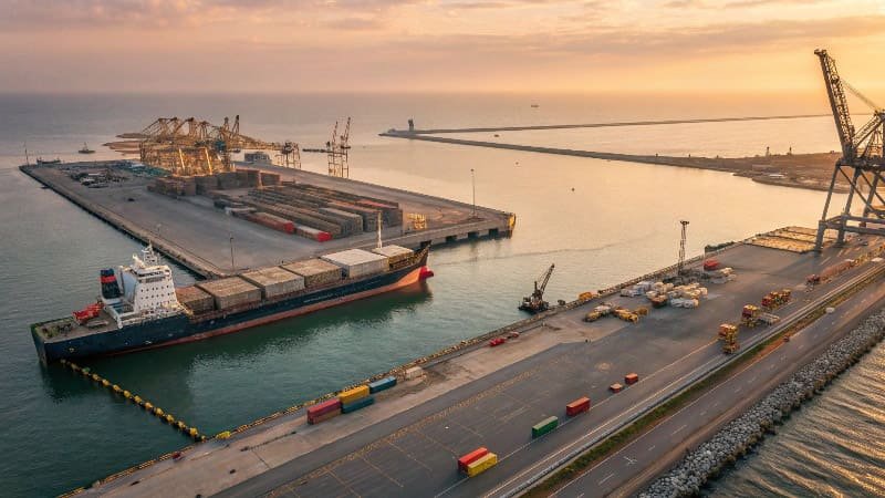Major port project case study