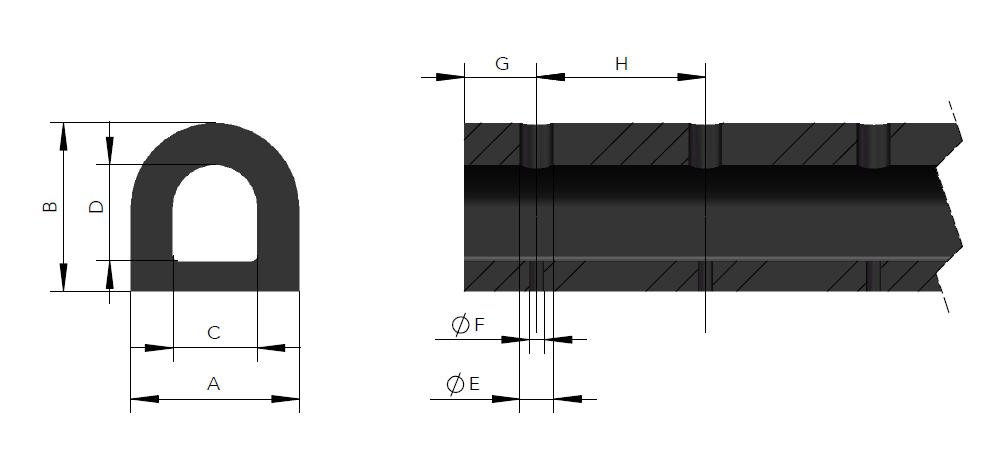 DD fender specification drawing