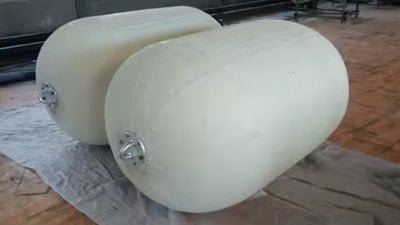 White Non-marking Fender