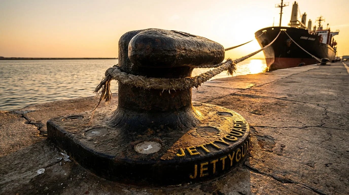 mooring bollard concrete pier
