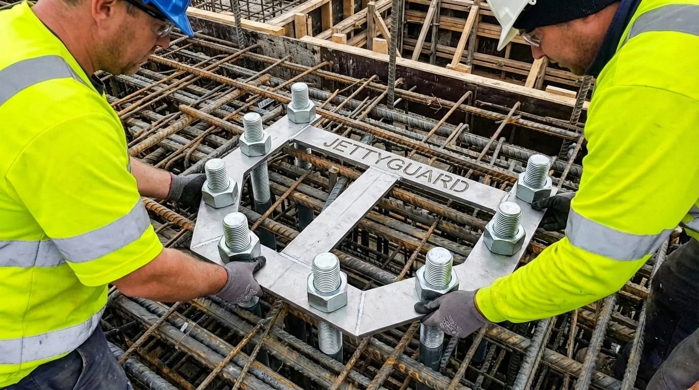 steel installation template