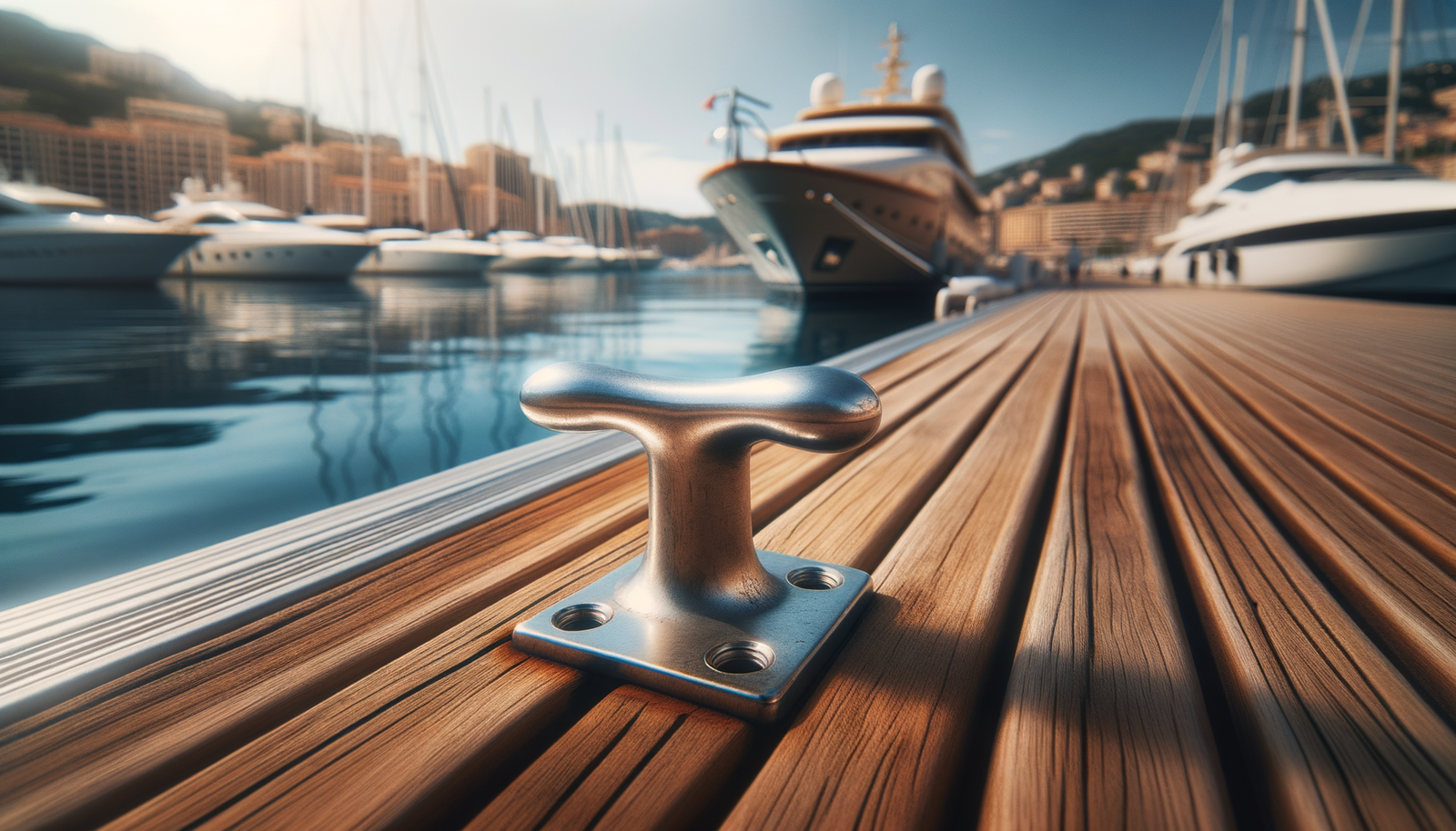 Cleat Bollard on Marina Cleat Bollard on Marina