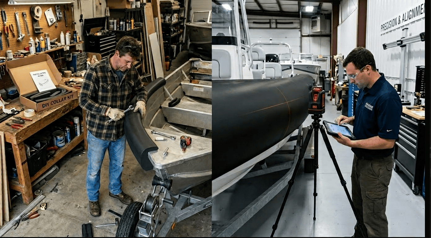 Breakdown of DIY foam collar kit prices vs. professional installation