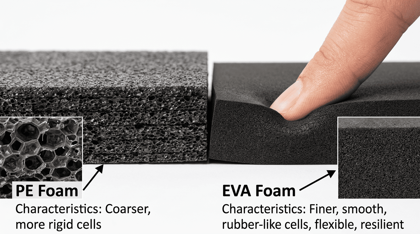 Material costs: PE foam vs. EVA foam pricing