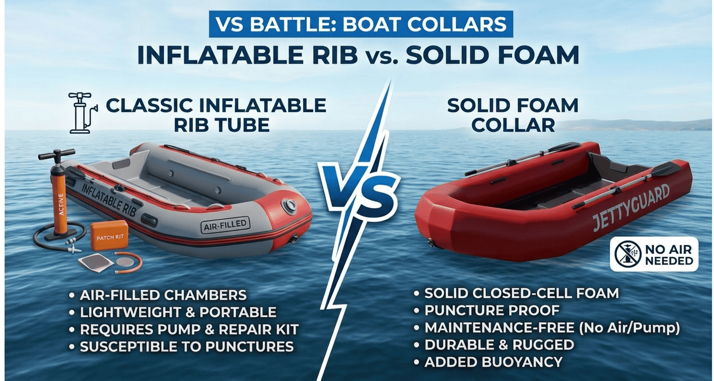 Comparing the cost of foam collars to replacing inflatable tubes