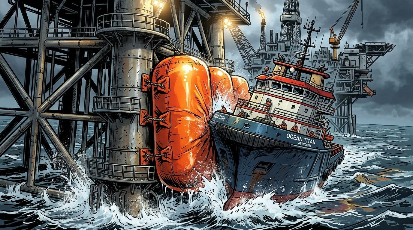 Foam fenders resisting salt and chemical exposure