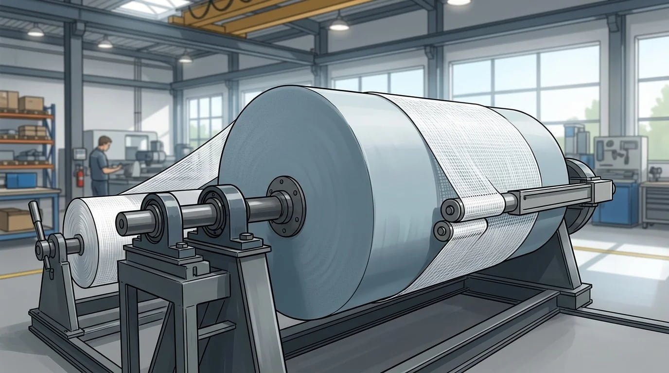 Nylon Reinforcement Structure Nylon mesh reinforcement layer for foam fender skin