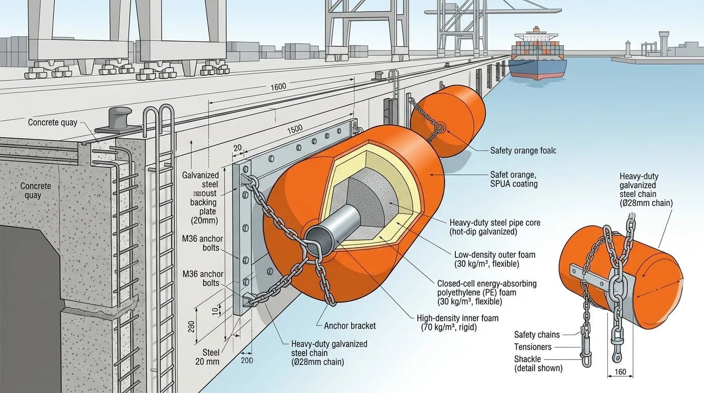 Density and Energy Absorption Charts showing foam density versus energy absorption