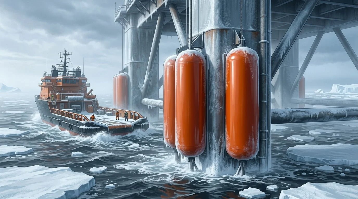 SPUA fender in extreme cold weather conditions