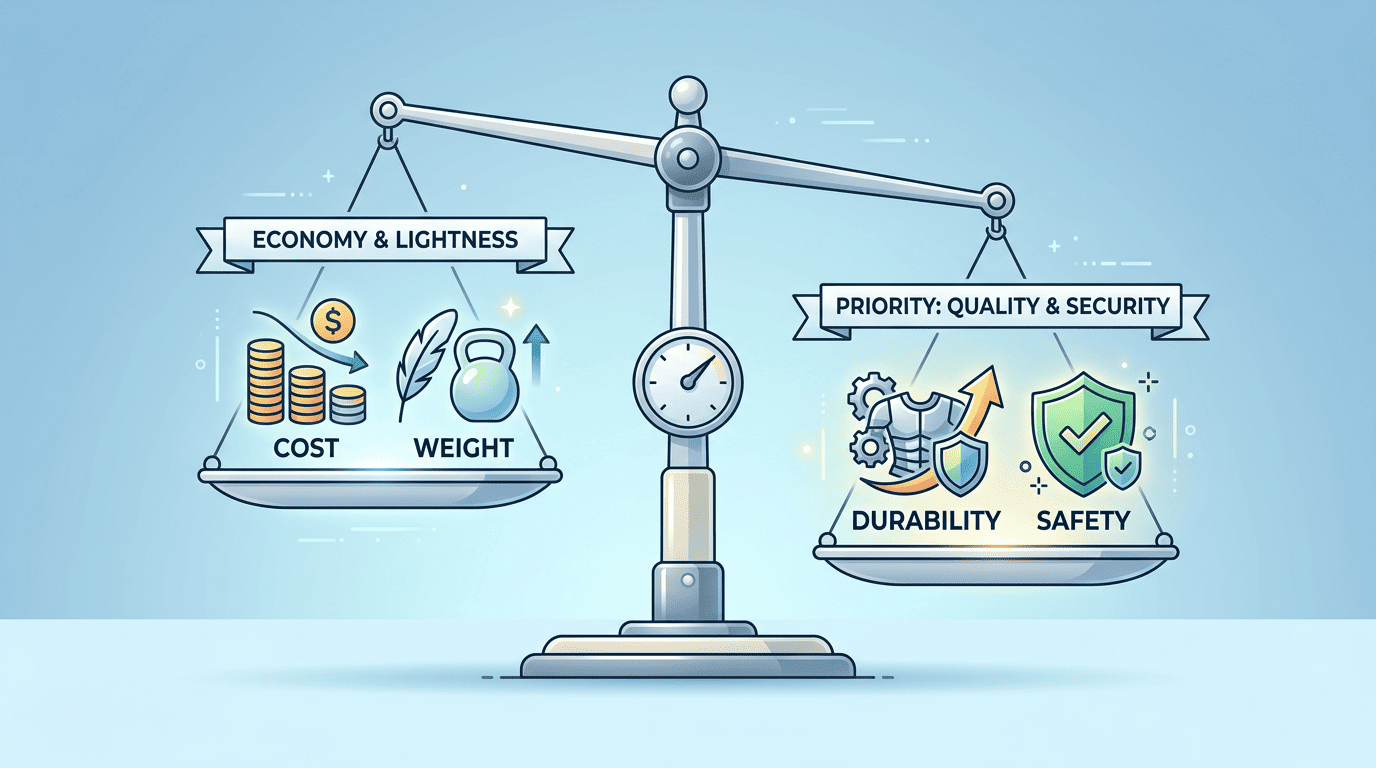 Chart comparing pros and cons of foam collars