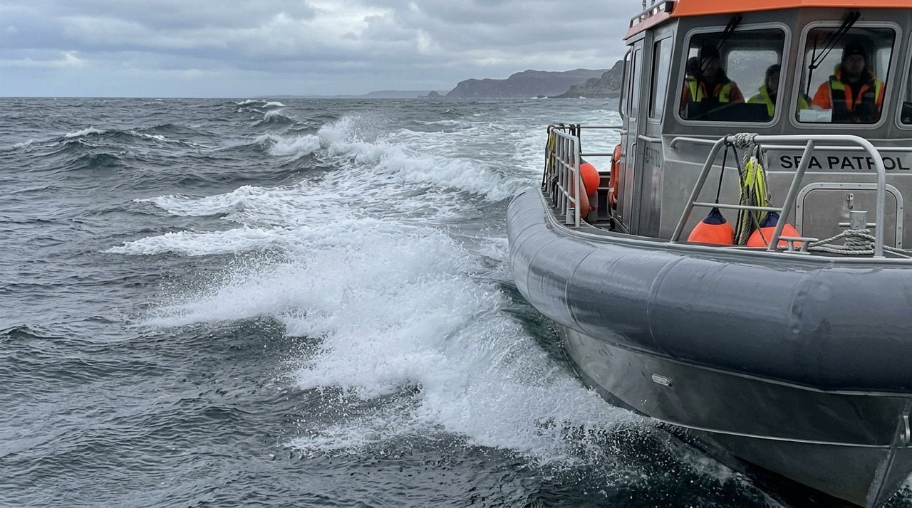 Increased Beam Width Stability Boat resting evenly in the water showing wide beam