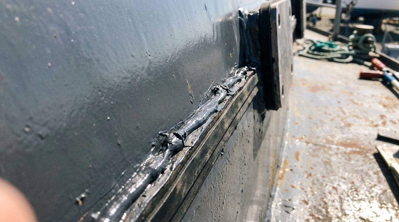 Applying marine adhesives