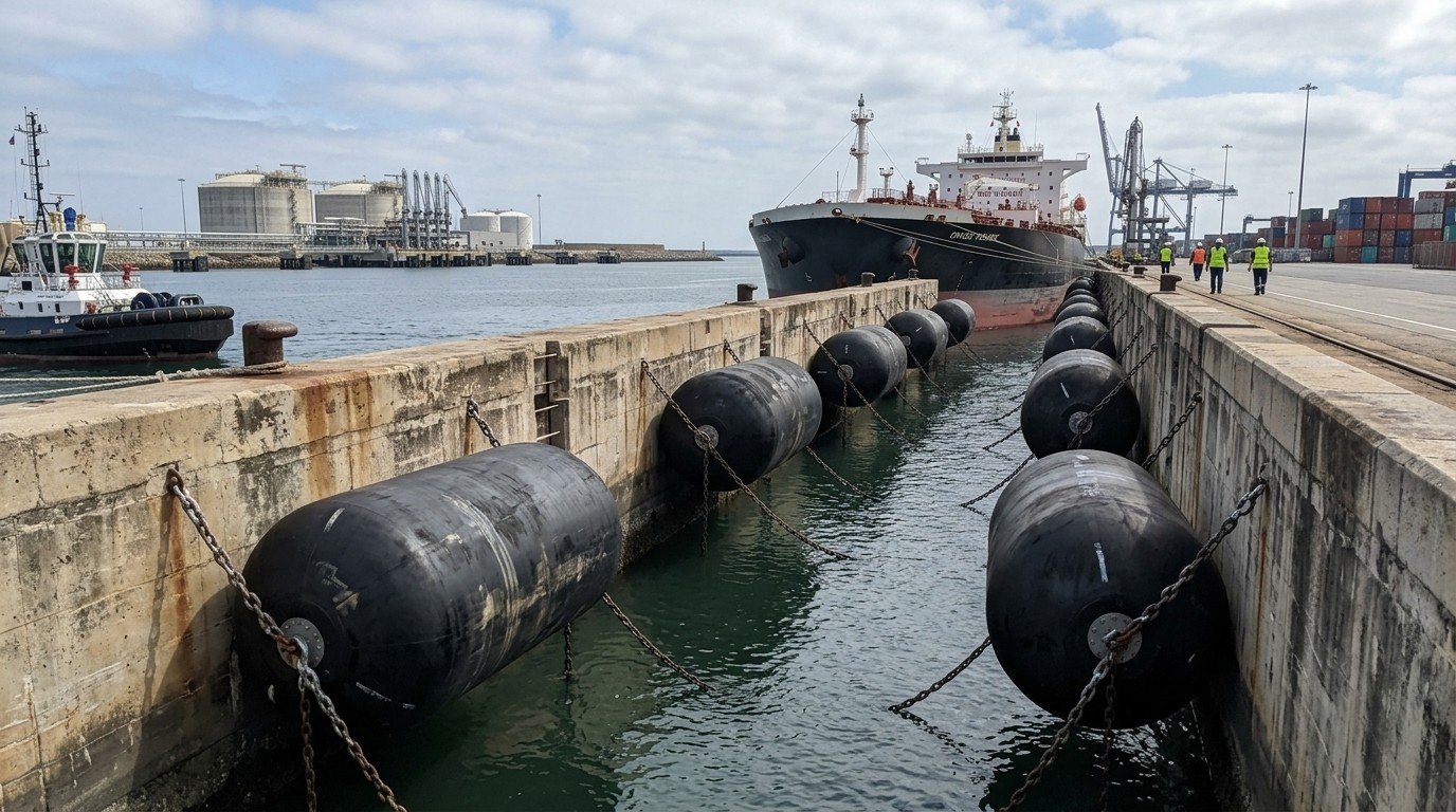 foam fender for commercial port jetty berthing