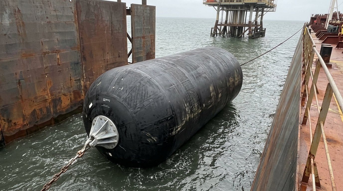 foam fender for ship-to-ship transfer operations