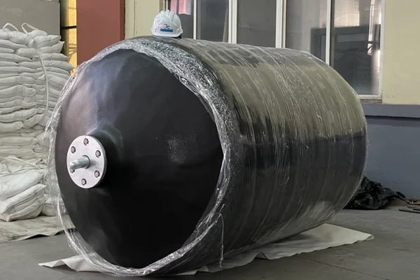 Foam filled fender at jettyguard facility