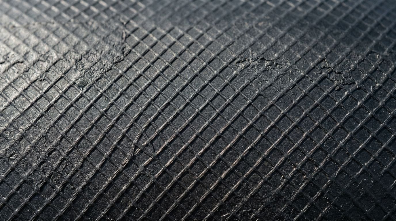 foam filled fender SPUA polyurea coating texture and nylon filament reinforcement detail