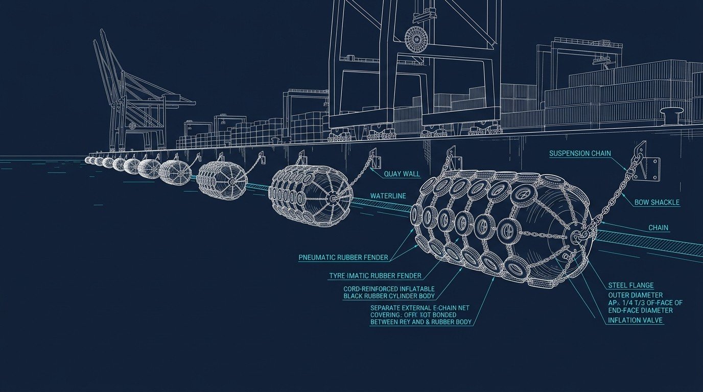 Design changes between PIANC WG33 and WG 211 — higher velocities, lower angles, multi-fender contact