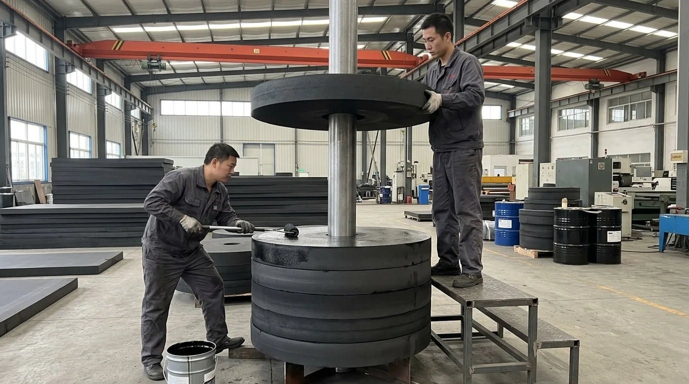 foam fender manufacturing process polyurethane skin application