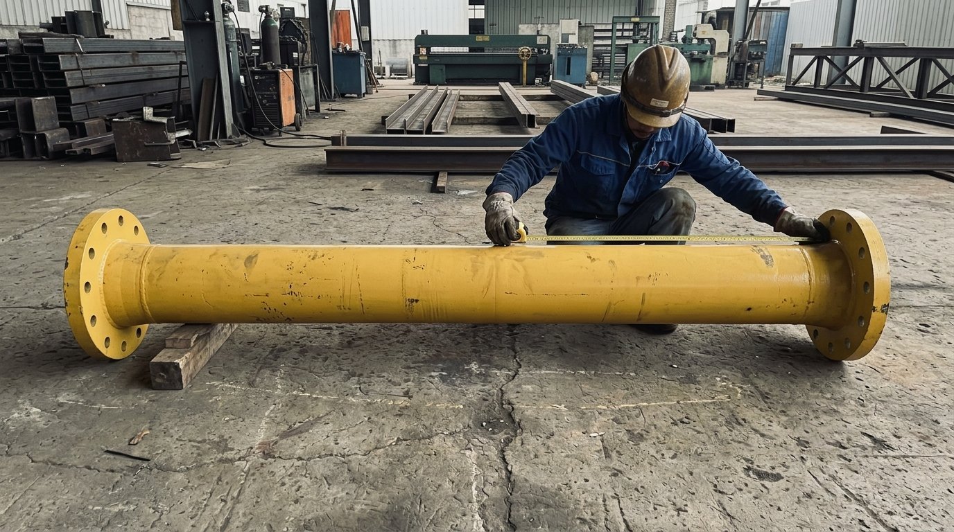 pipe spool dimensional inspection before shipment